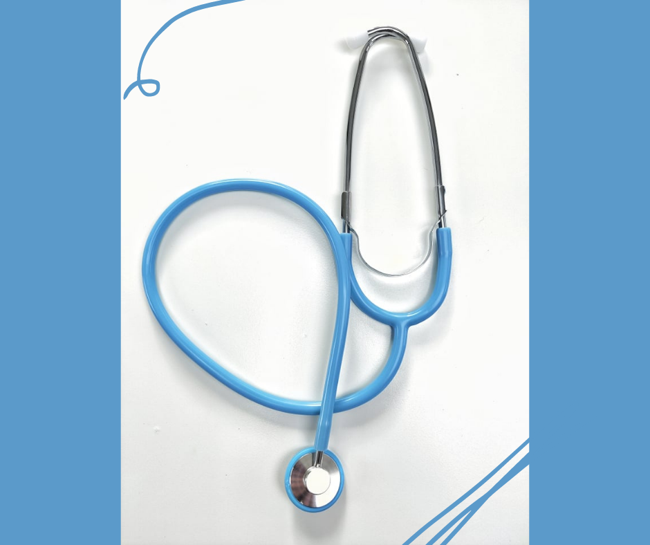 Stéthoscope pédiatrique bleu clair