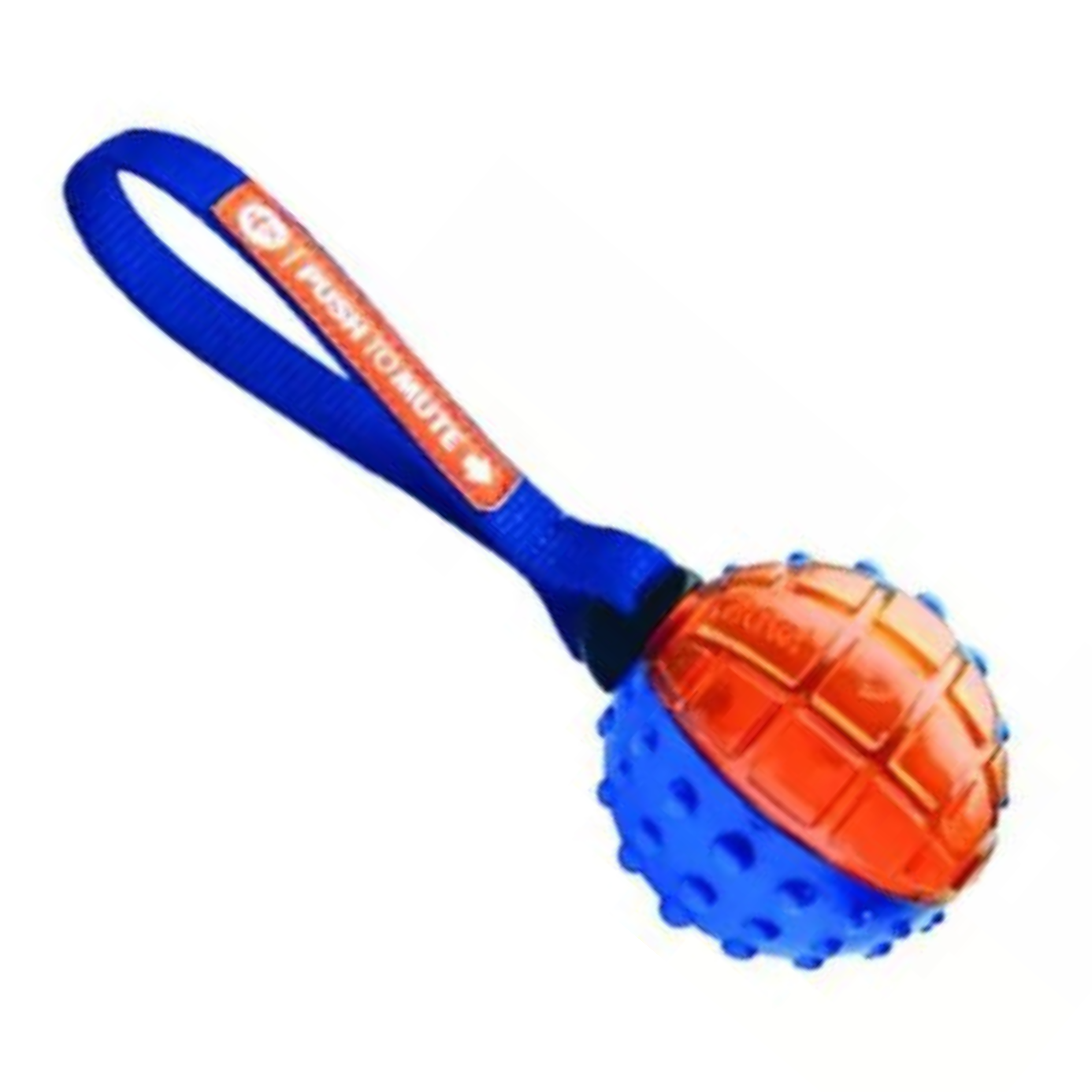 Balle Push To mute orange et bleue - 10cm diamètre - Craftyfox