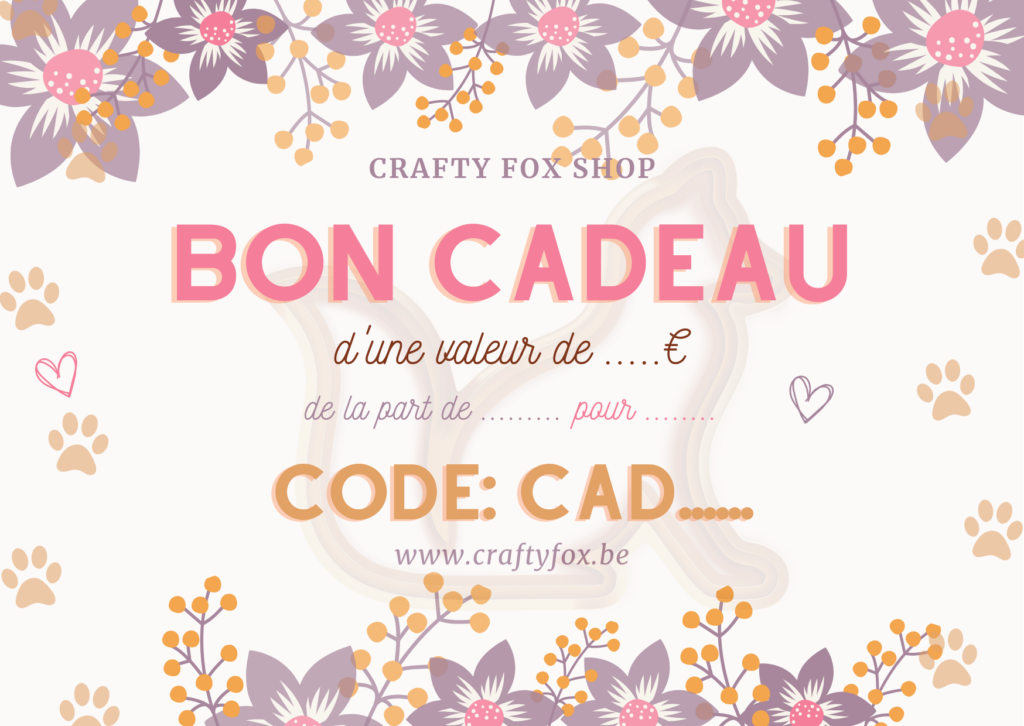 Bon Cadeau D Une Valeur De Euro Craftyfox