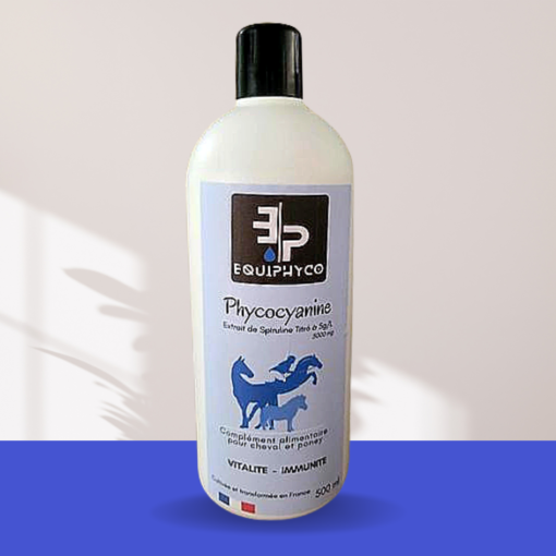 phycocyanine pour animaux en format 500ml