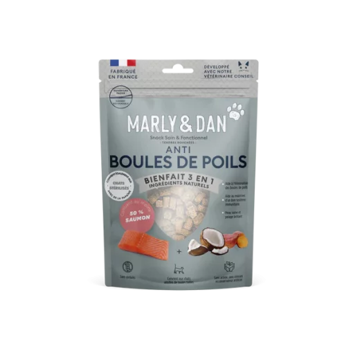 Marly & Dan anti-boules de poils pour chats