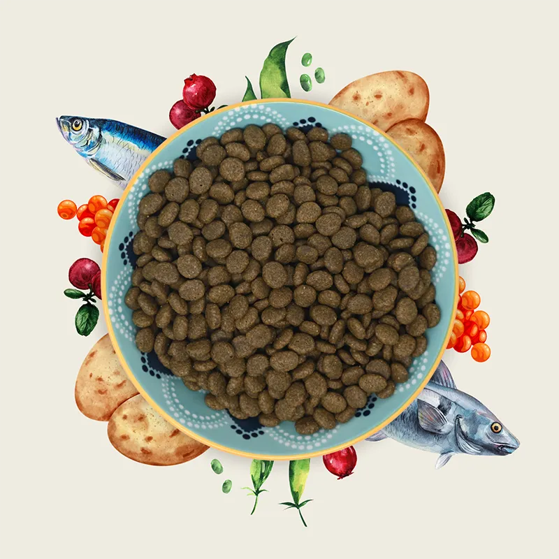 feline feast au poisson blanc et caviar de hareng